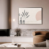 Boho 047 Canvas Art 18" x 24" / 45 x 60 cm / Black