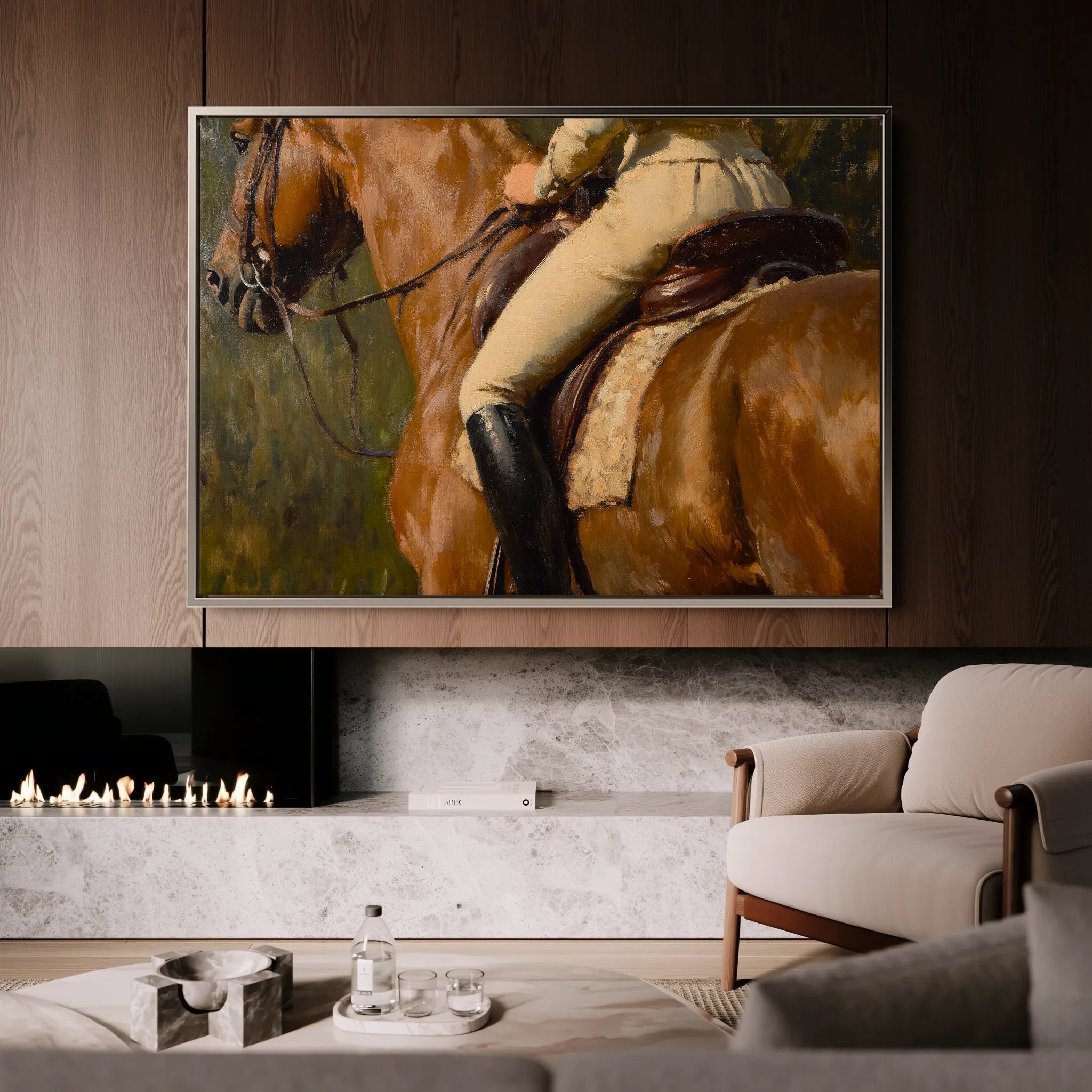 Classic 047 Canvas Art 18" x 24" / 45 x 60 cm / Black