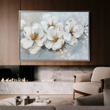 Floral 047 Canvas Art 18" x 24" / 45 x 60 cm / Black