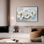 Floral 047 Canvas Art 18" x 24" / 45 x 60 cm / Black