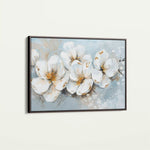 Floral 047 Canvas Art 60 x 40 cm / Black
