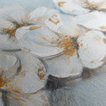 Floral 047 Canvas Art 60 x 40 cm / Black