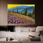 Landscape 047 Canvas Art 18" x 24" / 45 x 60 cm / Black
