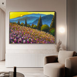 Landscape 047 Canvas Art 18" x 24" / 45 x 60 cm / Black