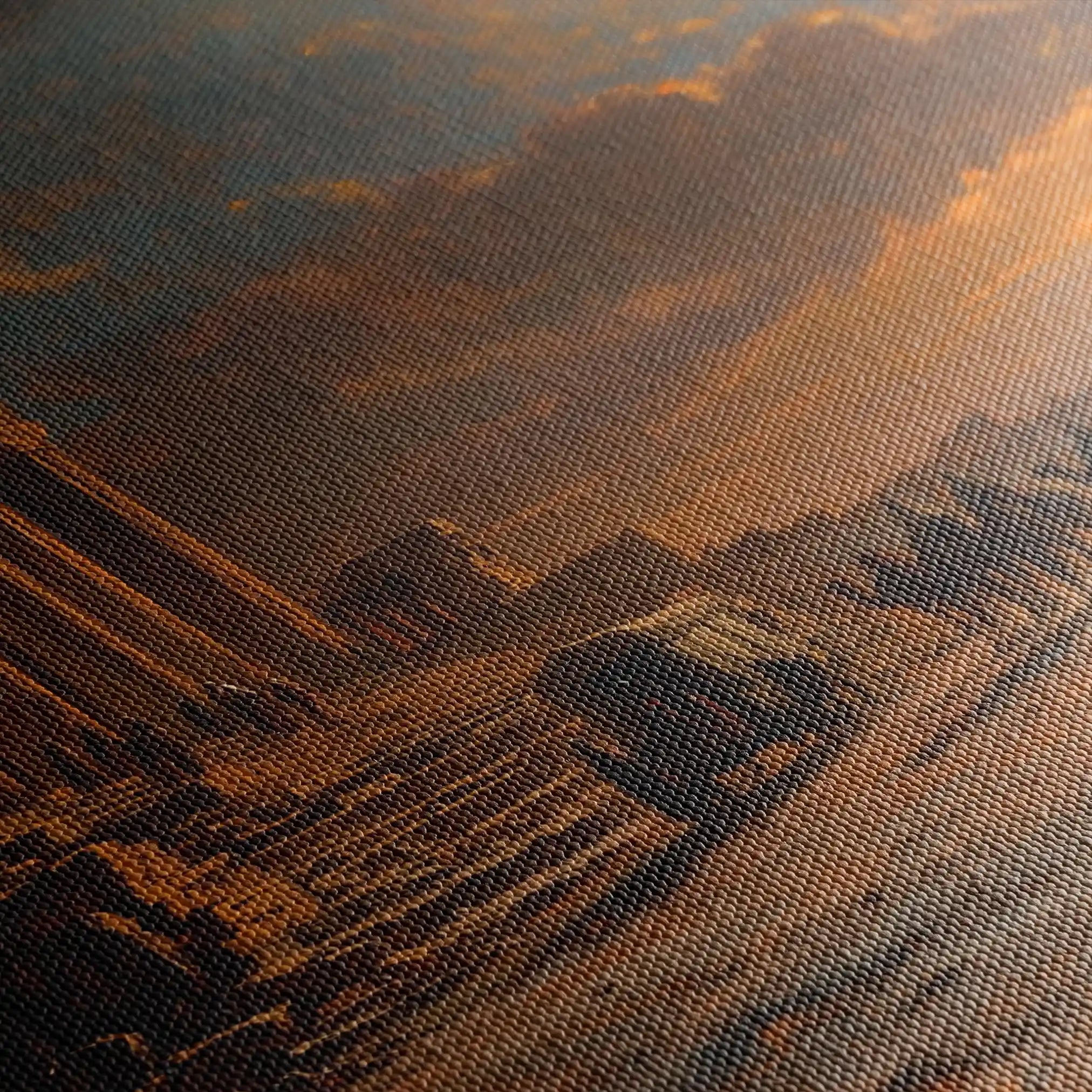 Orientalist 047 Canvas Art 60 x 40 cm / Black