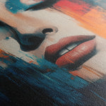 Portrait 047 Canvas Art 18" x 24" / 45 x 60 cm / Black