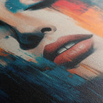 Portrait 047 Canvas Art 60 x 40 cm / Black