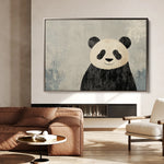 Animals 048 Canvas Art 18" x 24" / 45 x 60 cm / Black