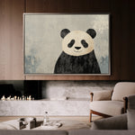 Animals 048 Canvas Art 18" x 24" / 45 x 60 cm / Black