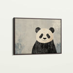 Animals 048 Canvas Art 18" x 24" / 45 x 60 cm / Black