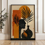 Boho 048 Canvas Art 18" x 24" / 45 x 60 cm / Black