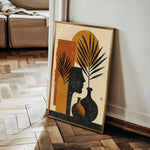 Boho 048 Canvas Art 18" x 24" / 45 x 60 cm / Black