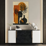 Boho 048 Canvas Art 18" x 24" / 45 x 60 cm / Black