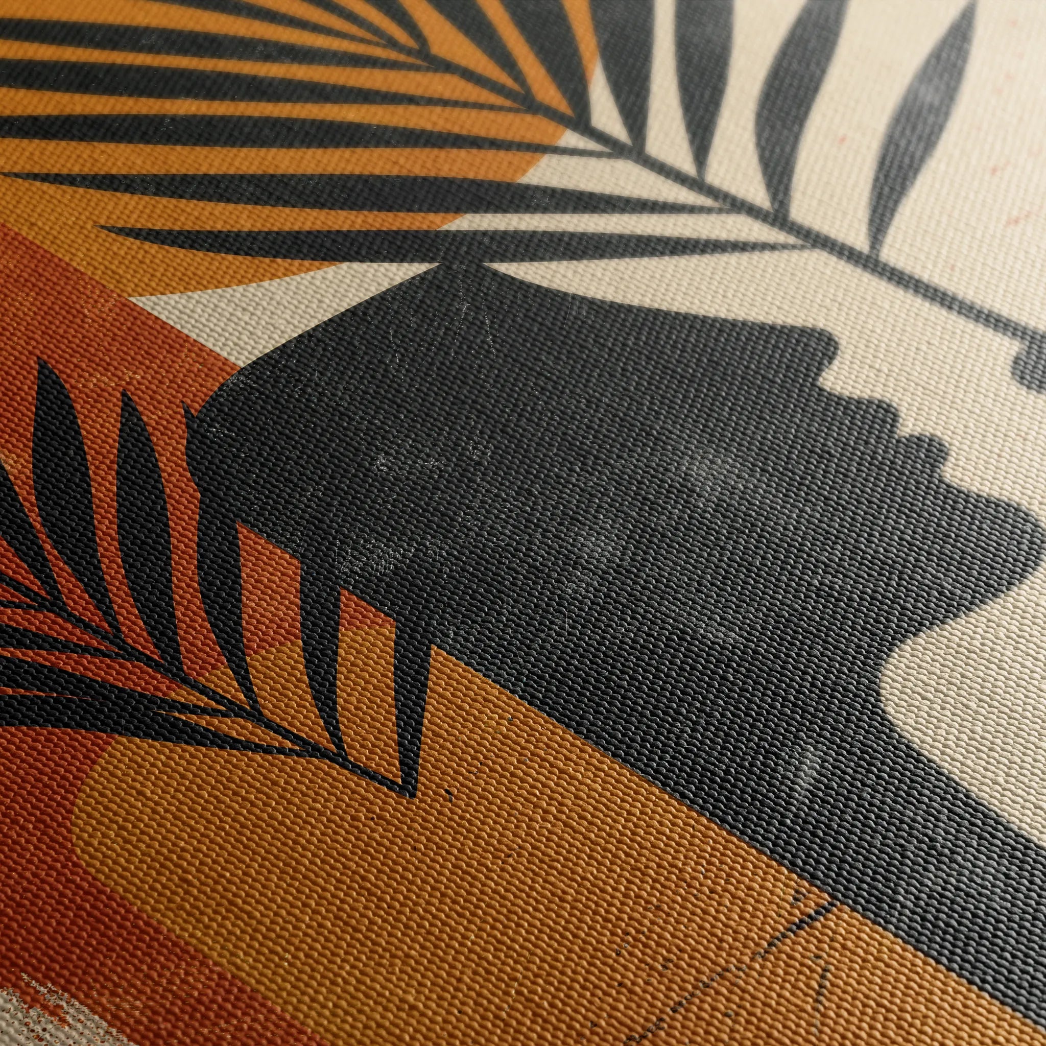 Boho 048 Canvas Art 18" x 24" / 45 x 60 cm / Black