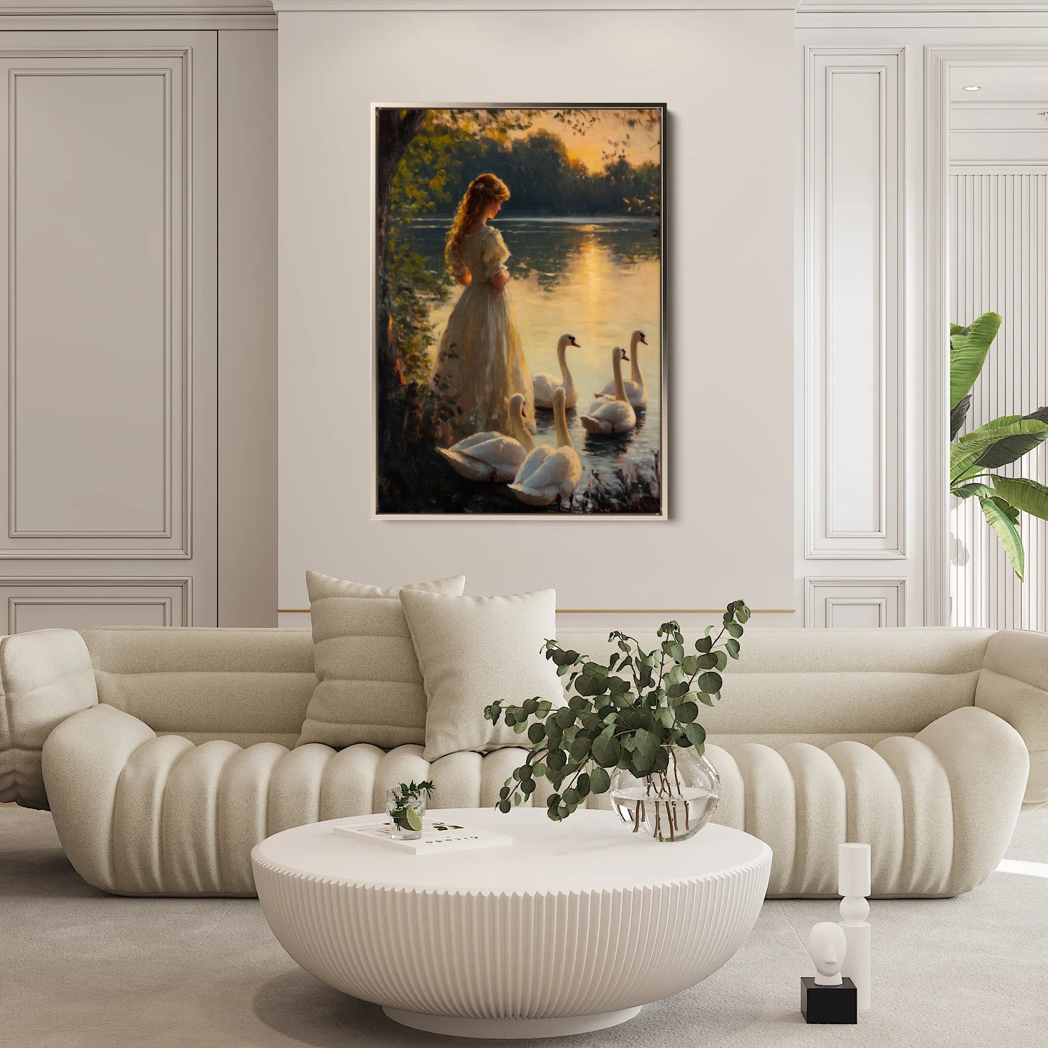 Classic 048 Canvas Art 18" x 24" / 45 x 60 cm / Black