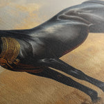 Horses 048 Canvas Art 60 x 40 cm / Black