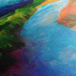 Landscape 048 Canvas Art 18" x 24" / 45 x 60 cm / Black