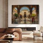 Orientalist 048 Canvas Art 18" x 24" / 45 x 60 cm / Black