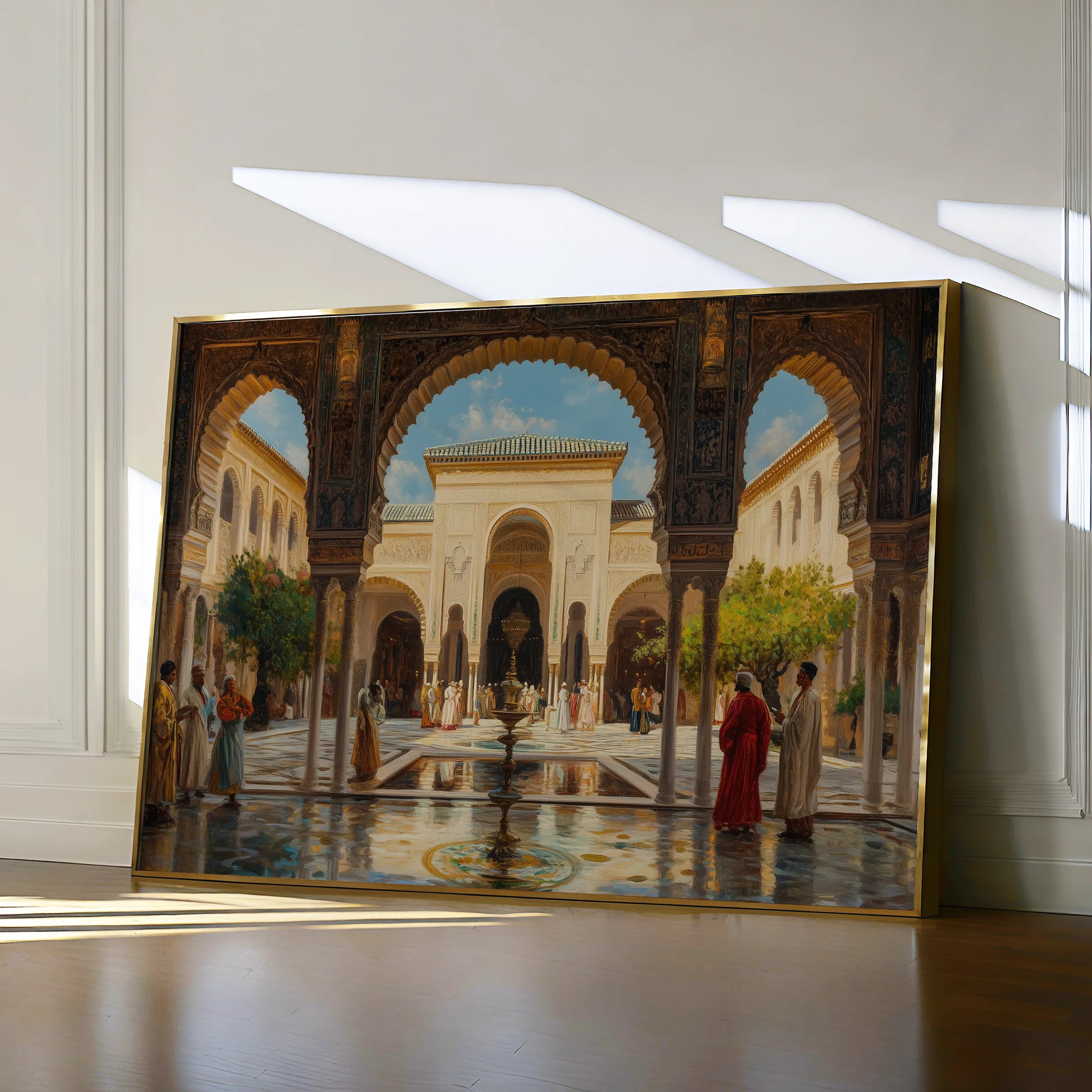 Orientalist 048 Canvas Art 18" x 24" / 45 x 60 cm / Black
