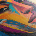 Portrait 048 Canvas Art 18" x 24" / 45 x 60 cm / Black