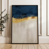 Abstract 049 Canvas Art 18" x 24" / 45 x 60 cm / Black