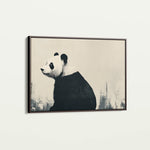 Animals 049 Canvas Art 18" x 24" / 45 x 60 cm / Black
