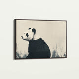 Animals 049 Canvas Art 18" x 24" / 45 x 60 cm / Black