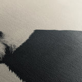 Animals 049 Canvas Art 18" x 24" / 45 x 60 cm / Black