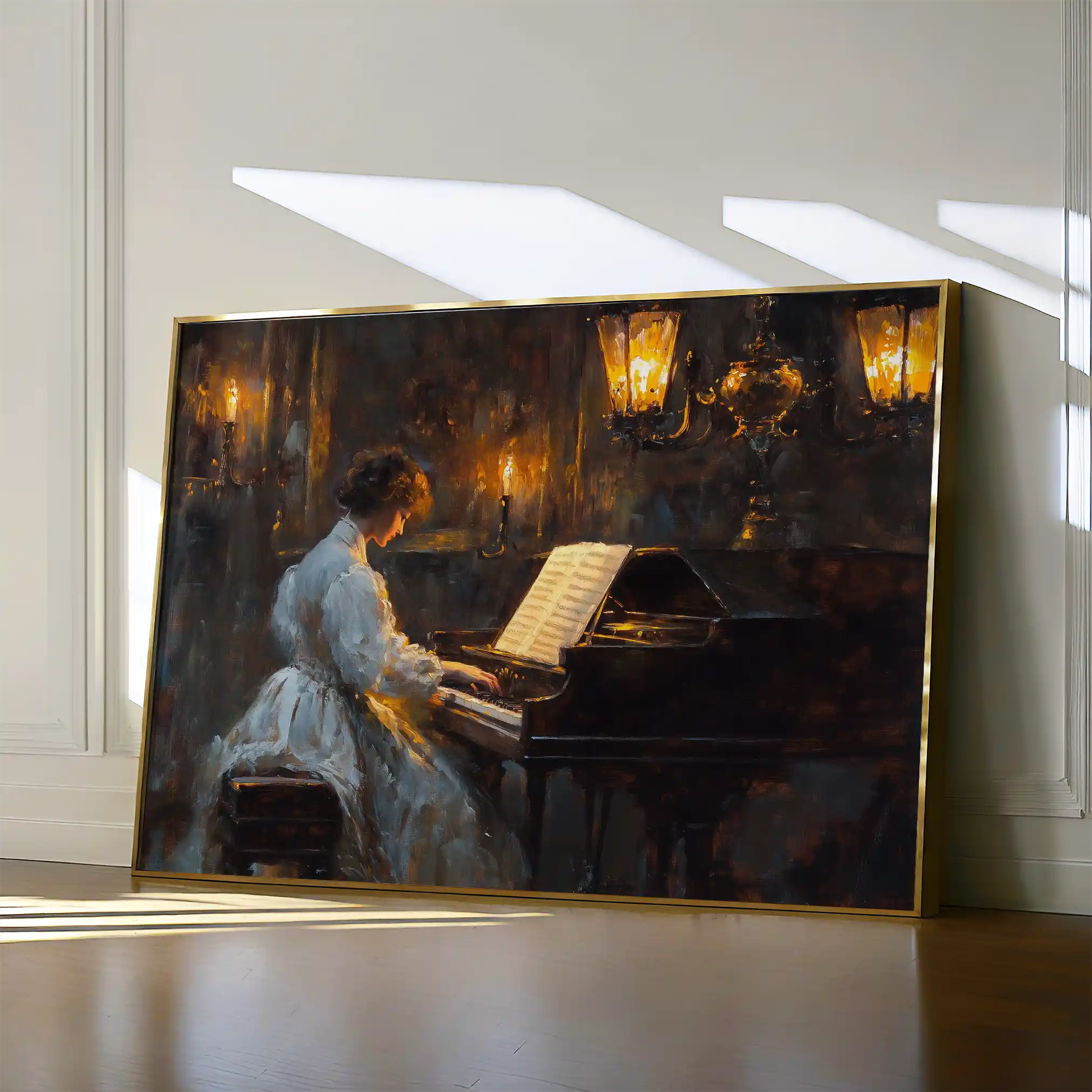 Classic 049 Canvas Art 18" x 24" / 45 x 60 cm / Black