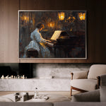 Classic 049 Canvas Art 18" x 24" / 45 x 60 cm / Black