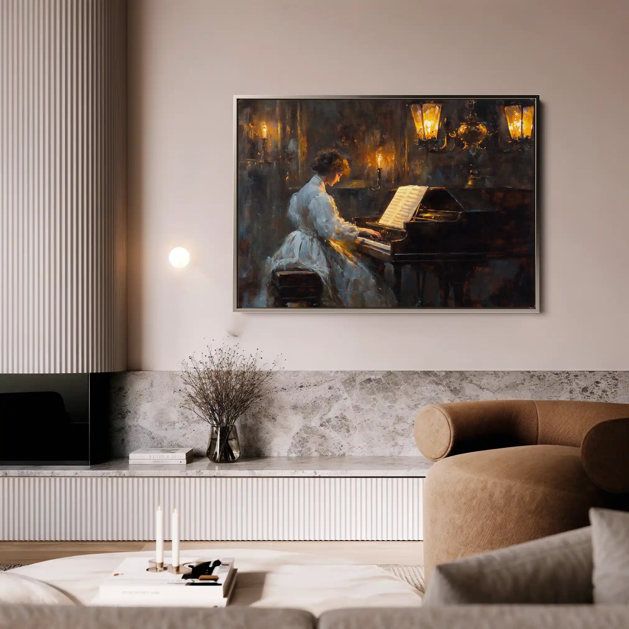Classic 049 Canvas Art 18" x 24" / 45 x 60 cm / Black