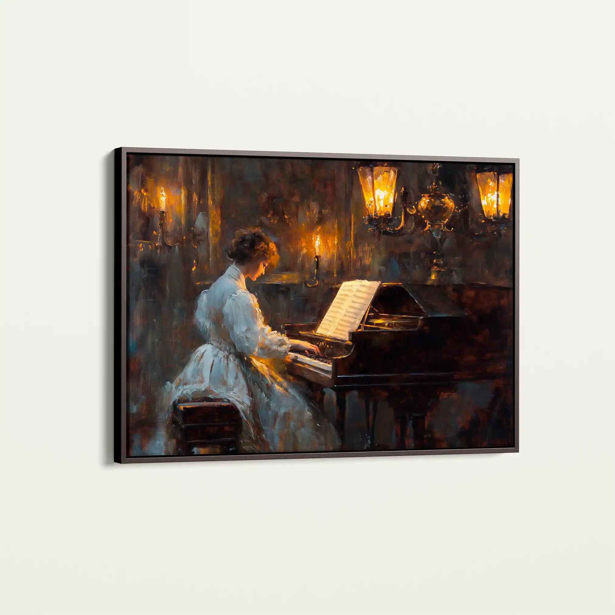 Classic 049 Canvas Art 18" x 24" / 45 x 60 cm / Black