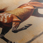 Horses 049 Canvas Art 60 x 40 cm / Black