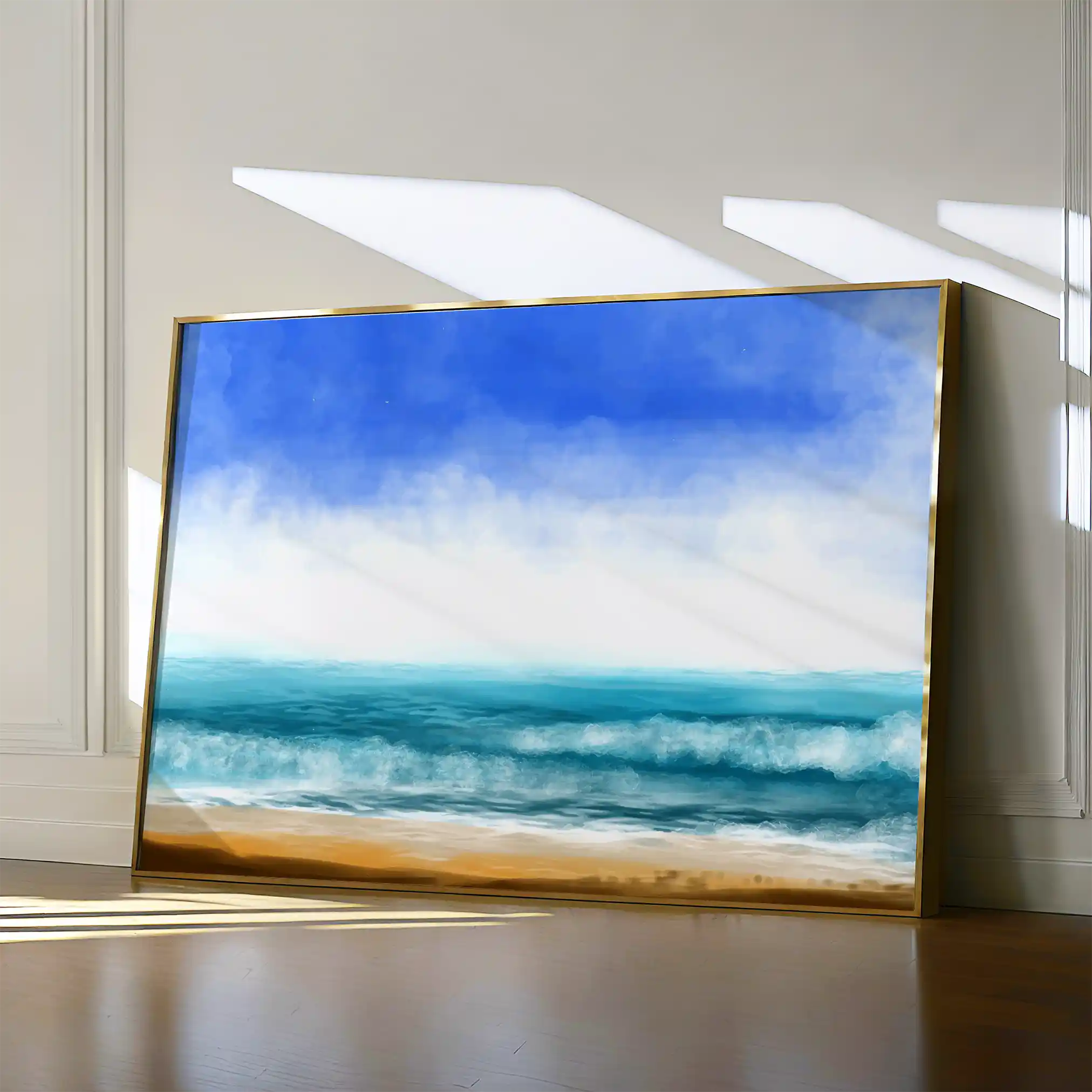 Landscape 049 Canvas Art 60 x 40 cm / Black