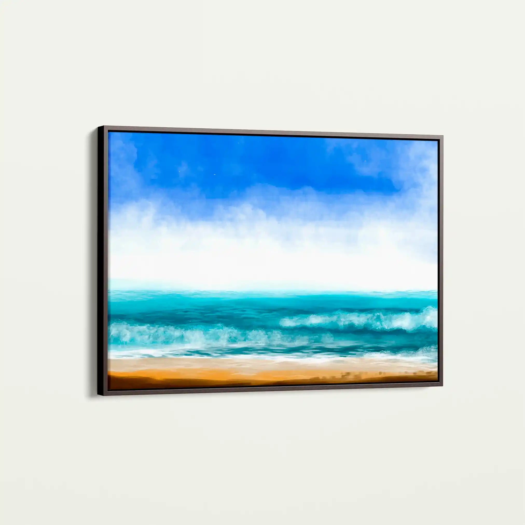 Landscape 049 Canvas Art 60 x 40 cm / Black