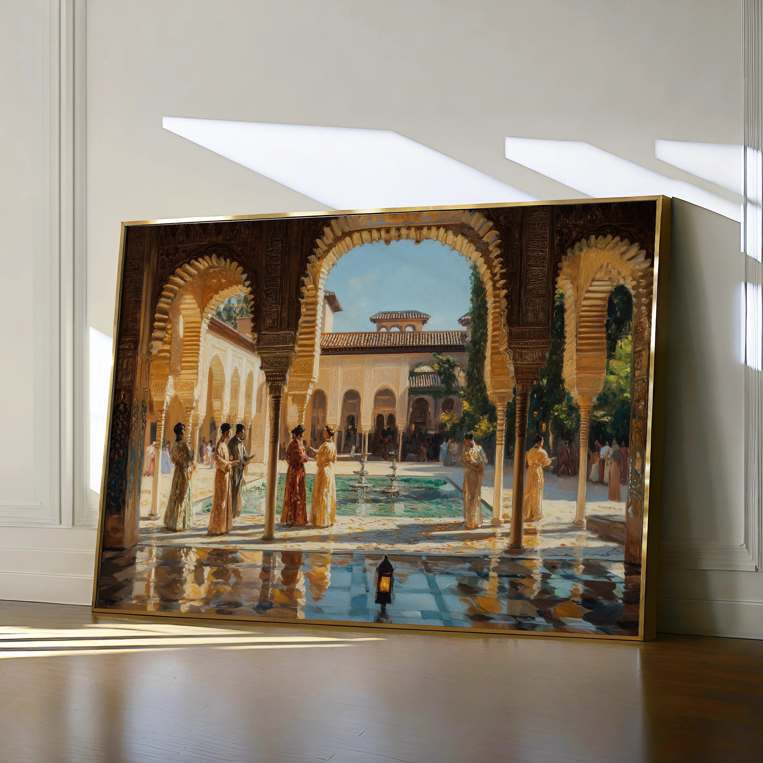 Orientalist 049 Canvas Art 18" x 24" / 45 x 60 cm / Black