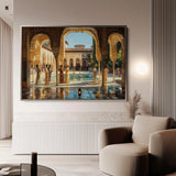 Orientalist 049 Canvas Art 18" x 24" / 45 x 60 cm / Black