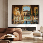Orientalist 049 Canvas Art 18" x 24" / 45 x 60 cm / Black
