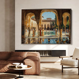 Orientalist 049 Canvas Art 18" x 24" / 45 x 60 cm / Black