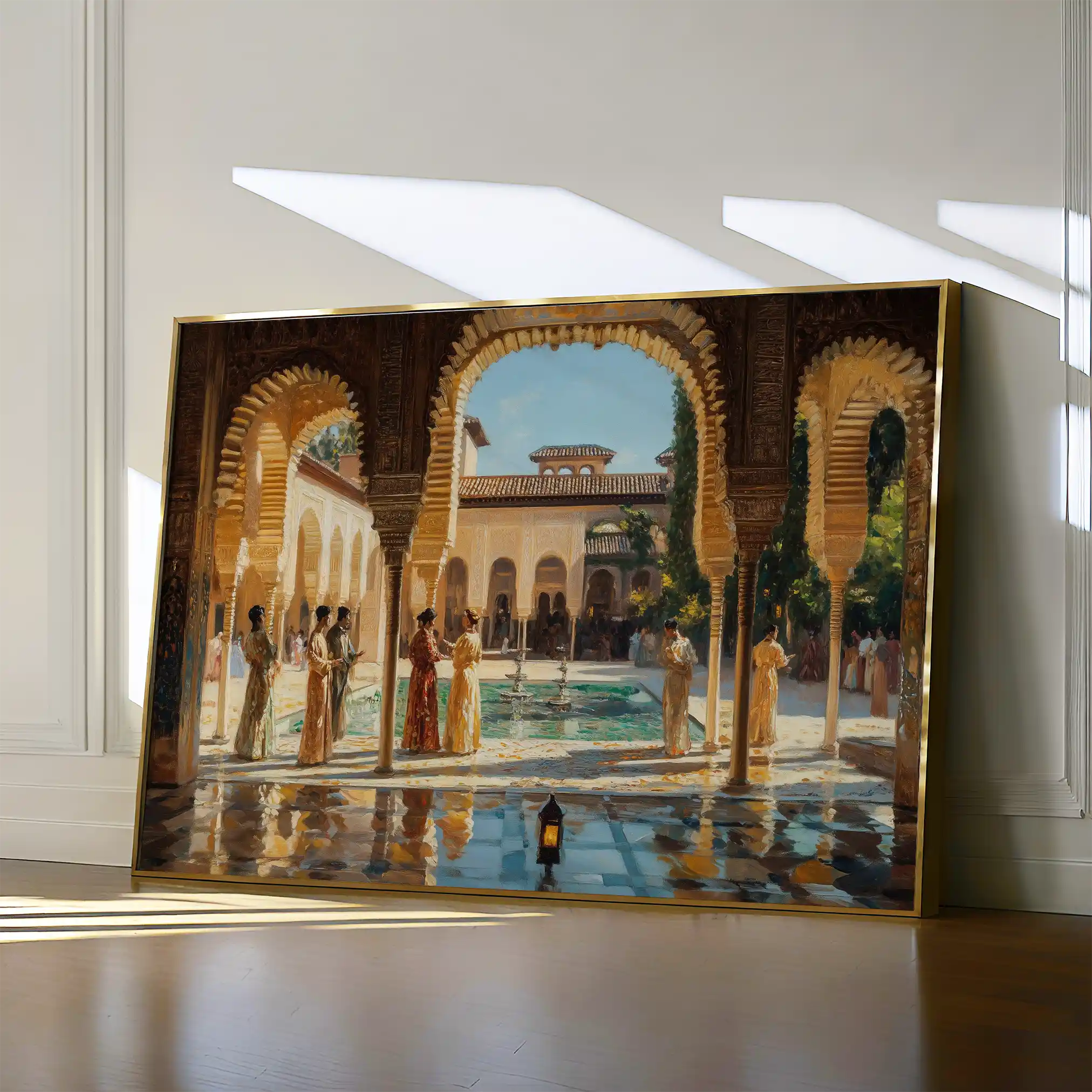 Orientalist 049 Canvas Art 60 x 40 cm / Black
