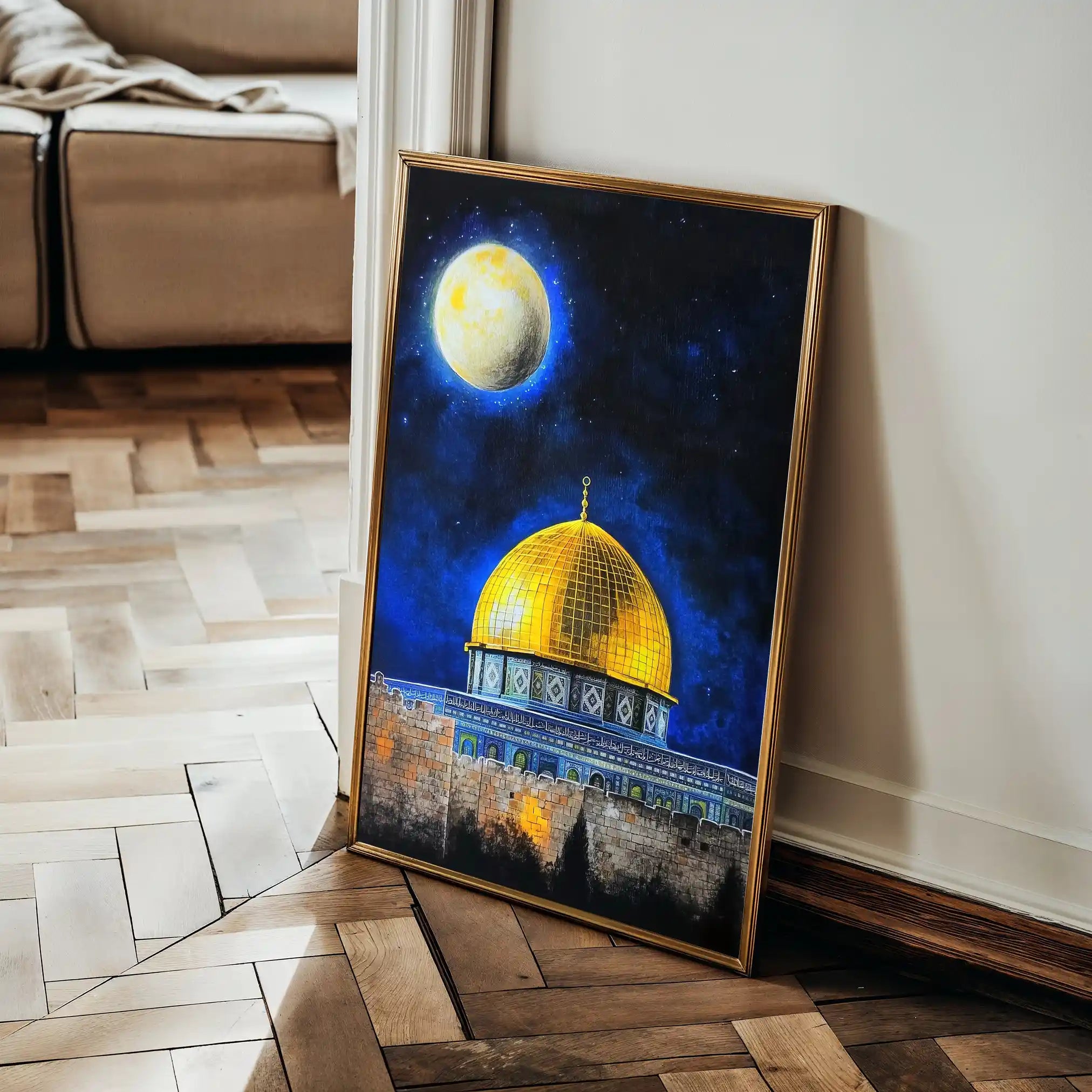 Palestine 049 Canvas Art 60 x 40 cm / Black