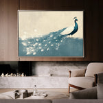 Animals 050 Canvas Art 18" x 24" / 45 x 60 cm / Black
