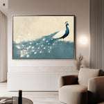 Animals 050 Canvas Art 18" x 24" / 45 x 60 cm / Black