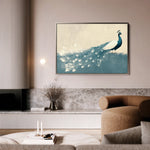 Animals 050 Canvas Art 18" x 24" / 45 x 60 cm / Black