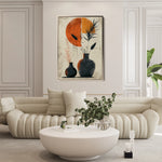 Boho 050 Canvas Art 18" x 24" / 45 x 60 cm / Black