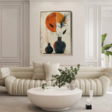 Boho 050 Canvas Art 18" x 24" / 45 x 60 cm / Black