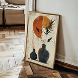 Boho 050 Canvas Art 18" x 24" / 45 x 60 cm / Black