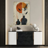 Boho 050 Canvas Art 18" x 24" / 45 x 60 cm / Black