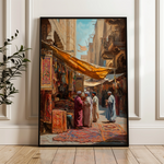 Orientalist 050 Canvas Art 18" x 24" / 45 x 60 cm / Black