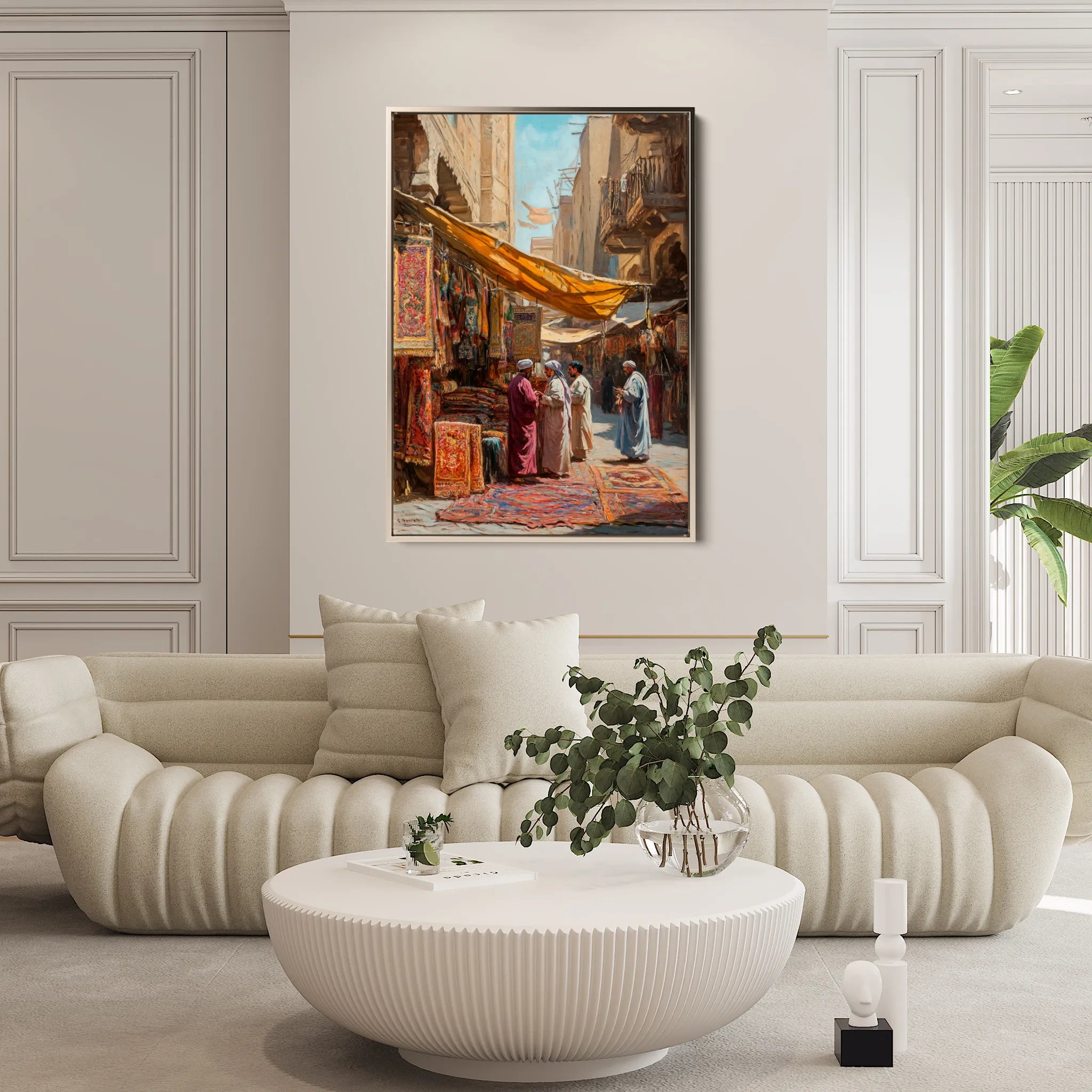 Orientalist 050 Canvas Art 18" x 24" / 45 x 60 cm / Black